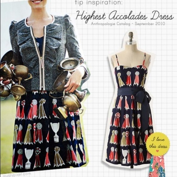 Anthropologie Dresses & Skirts - Anthro We ♥️ Vera Highest Accolades Ribbon Dress